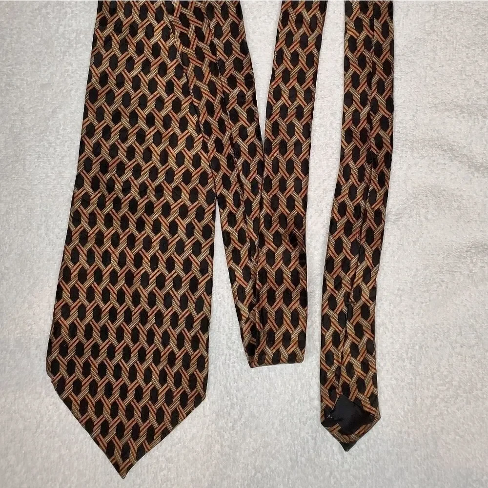 2 Addison on Madison handmade silk neck ties.